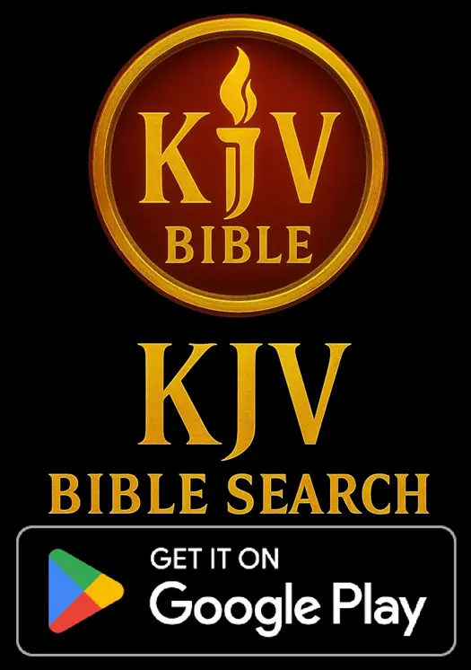KJV BIBLE SEARCH LOGO WITH GET IT ON GOOGLE PLAY BANNER